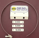 United Sign Company Fill Pipe ID Tag - Off Road Diesel