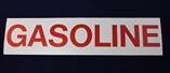 United Sign Company 3 x 12 Gasoline Decal