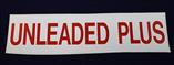 United Sign Company 3 x 12 Unleaded Plus Decal