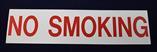 United Sign Company 3 x 12 No Smoking Decal