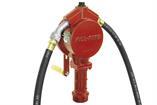 Fill-Rite Rotary Hand Pump, 3/4 Outlet, 8' Hose, Nozzle
