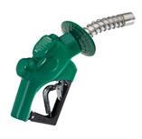 Husky Husky | 651910-03 | VIIIS Heavy Duty Diesel Cold Weather Nozzle with Three Notch Hold Open Clip, Waffle Splash Guard and Spout Bushing | 1 Inlet (Green)