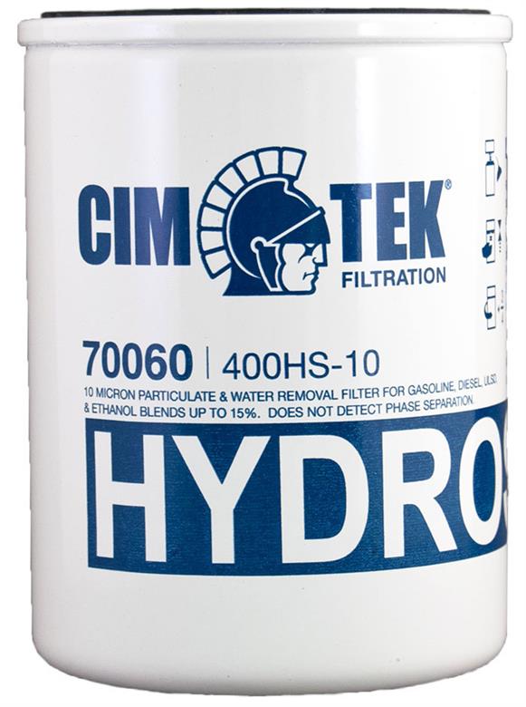 Cim-Tek 70060 400HS-10 Fuel Dispenser Filter 10 Micron Water 