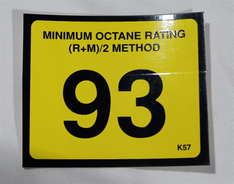 93 Octane Sticker | Advantage | Individual