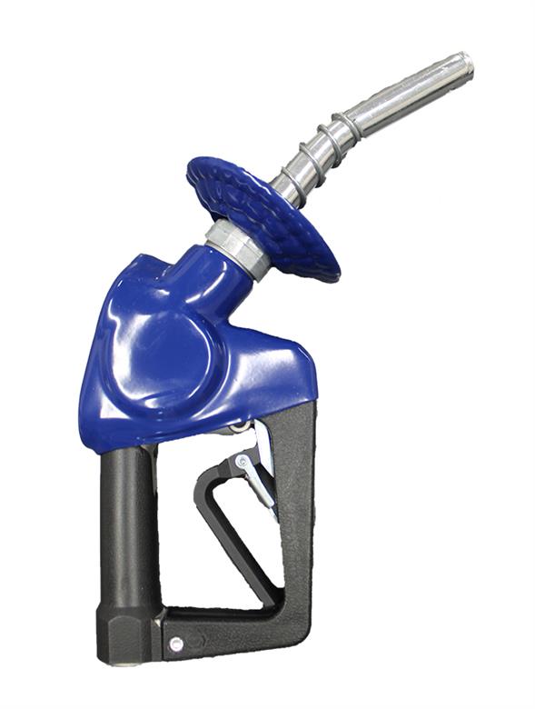 Husky | E1503259 | XS EZ  Unleaded Fuel Nozzle with Waffle Splash Guard | E-25 (Blue)