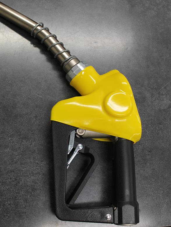 Husky | E1488404 | XS EZ  Ethanol Fuel Nozzle without Splash Guard | E-85 (Yellow)