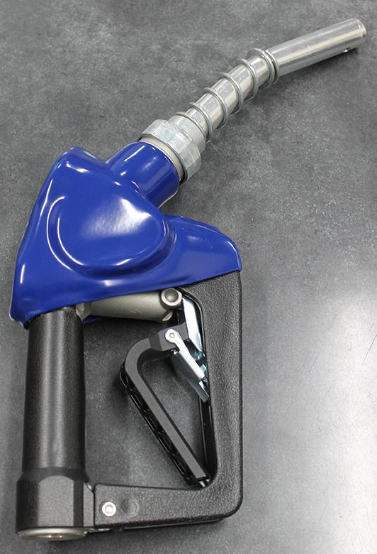 Husky | E1503204 | XS EZ  Unleaded Fuel Nozzle without Splash Guard | E-25 (Blue)