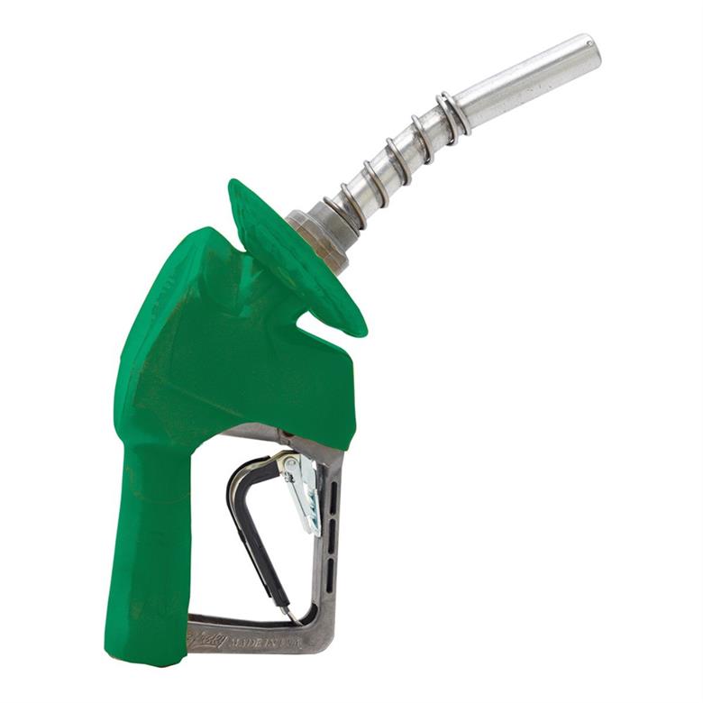 Husky | 159561-03 | XS Pressure Sensitive Leaded Nozzle w/ Splash Guard (Green)