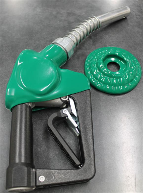 Husky | E1396803 | XS EZ Lever Cold Weather Light Duty Auto Diesel Nozzle with Two Notch Hold Open Clip and Mate Guard (Green)