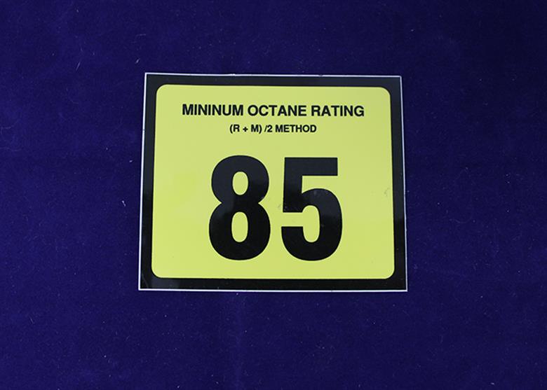 85 Octane Sticker | Advantage | Individual
