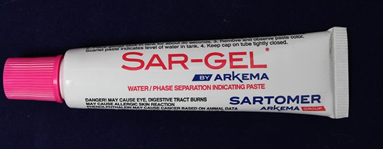 Alcohol Detection Systems >> Water Finding Paste and Gauge Sticks - Arkema Sar-Gel ... Alcohol Detection Systems >> Water Finding Paste and Gauge Sticks - Arkema Sar-Gel ...