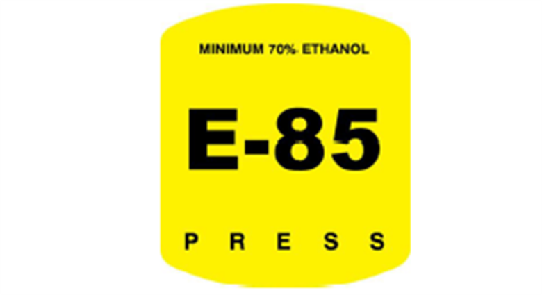 ES500S-E85 | E85 Octane Sticker | Encore S | Individual
